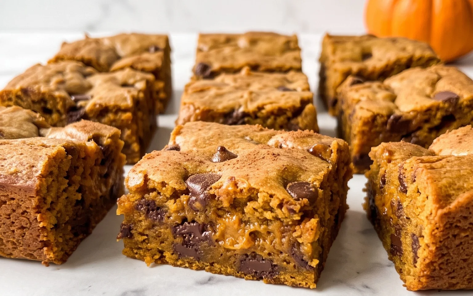 Pumpkin Blondies – Chewy Buttery Autumn Treat