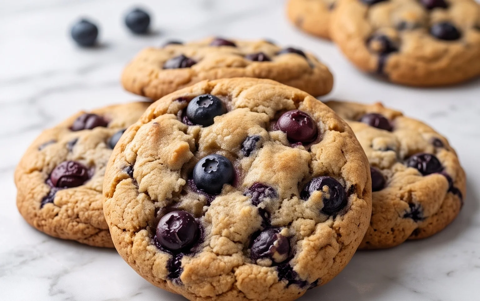 Soft Chewy Blueberry Cookies Bursting With Flavor