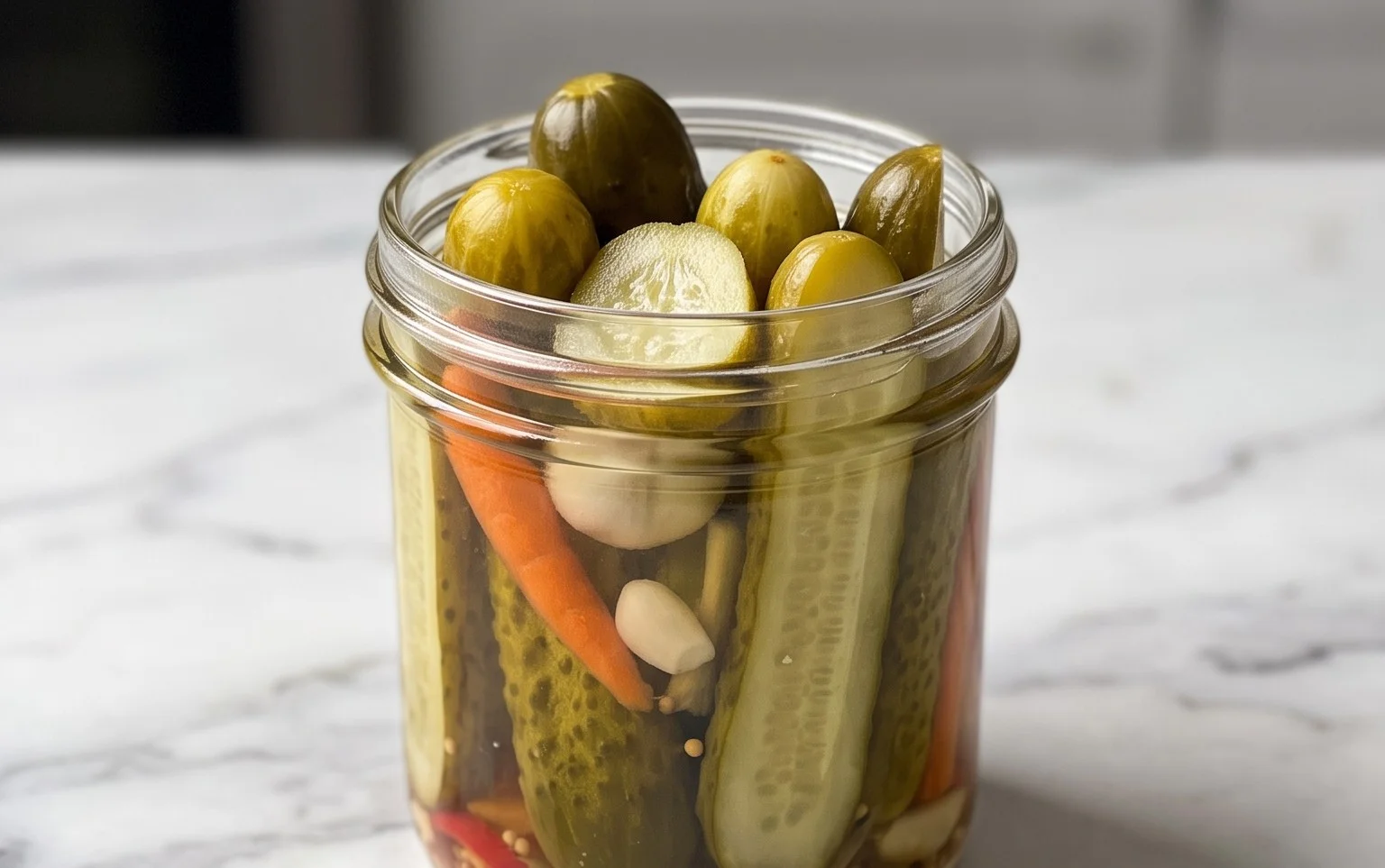 Easy Mixed Vegetable Refrigerator Pickles
